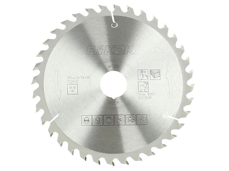 HiKOKI 752432 Circular Saw Blade 185 x 30mm x 36T