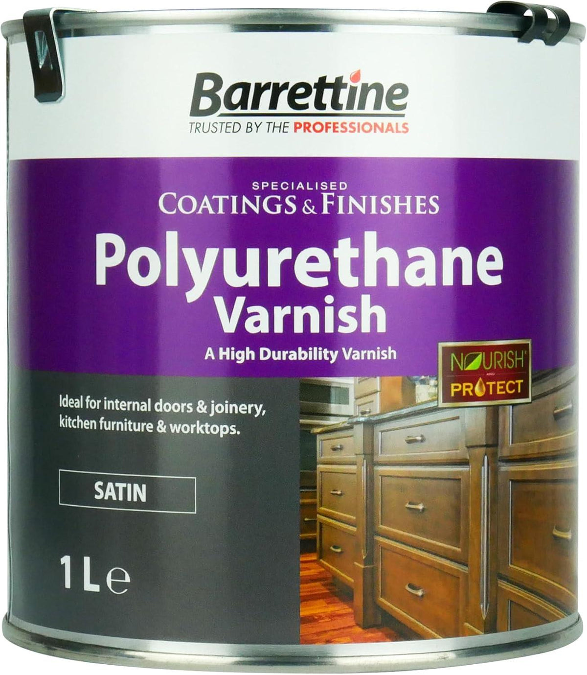 TIMCO Polyurethane Varnish Satin nan 1L Pack 1.0
