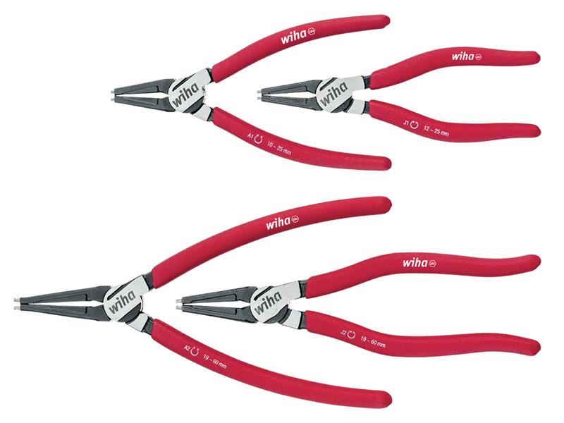 WHA MagicTips Classic Circlip Pliers Set, 4 Piece