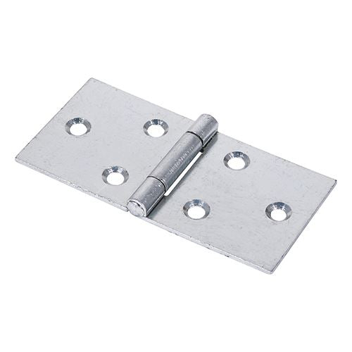 TIMCO Backflap Hinge U/C Zinc 50 x 106 Silver Pack 2