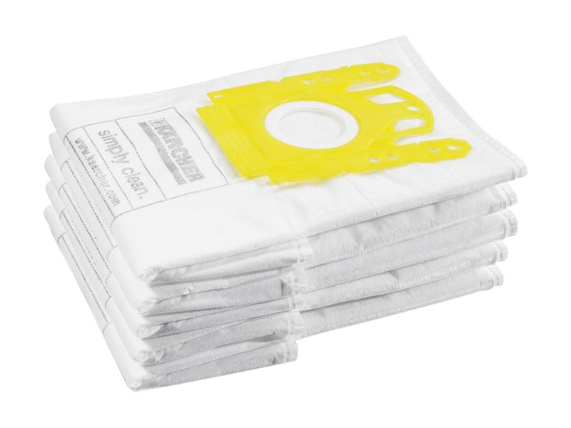 Karcher 6.904.329.0 VC Fleece Vacuum Bags Pack of 5