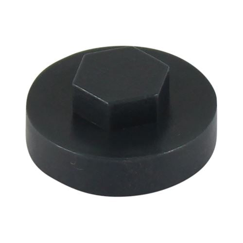 TIMCO Hex Cover Cap - Raven Slate Bl 19mm Blue Pack 1000