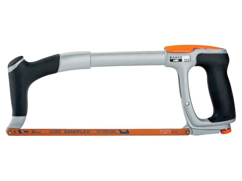 Bahco 325 ERGO Hacksaw 300mm 12in Professional Hand Saw Heavy Duty Frame