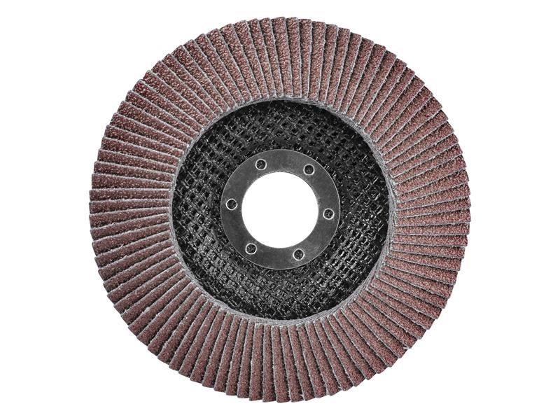 Faithfull FAIFD115A80 Aluminium Oxide Flap Disc 115 x 22mm 80 Grit |