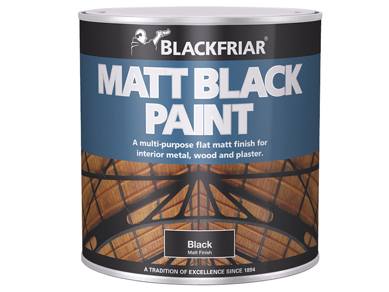 Blackfriar BF0520001F1 Matt Black Paint 250ml
