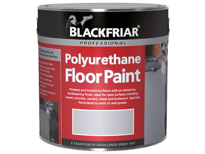 Blackfriar BF2000001D1 Professional Polyurethane Floor Paint Tile Red 1 litre
