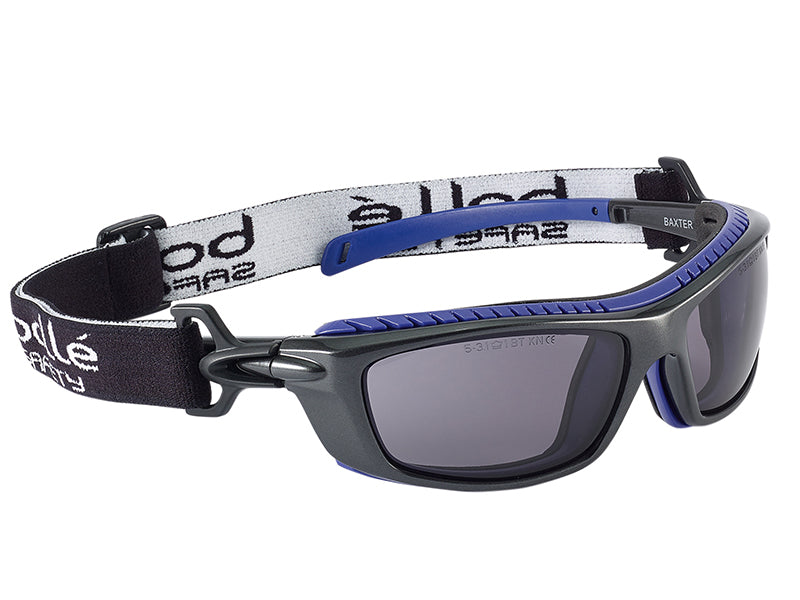 BolleSafety BAXPSF BAXTER PLATINUM� Safety Goggles - Smoke