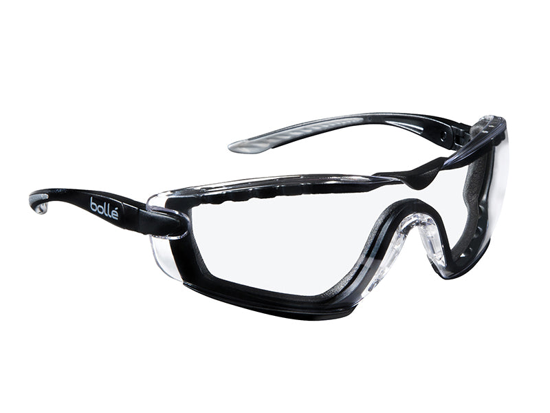 BolleSafety COBFTPSI COBRA PSI PLATINUM� Safety Glasses with Foam Arms Clear