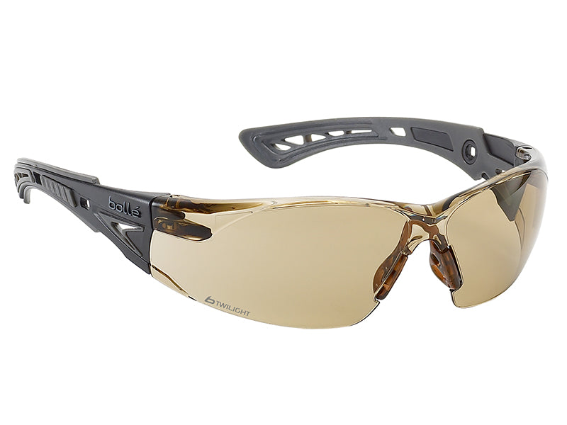 BolleSafety RUSHPTWI RUSH+ PLATINUM� Safety Glasses - Twilight