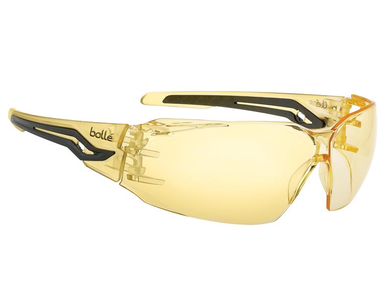 BolleSafety SILEXPSJ SILEX Safety Glasses - Yellow