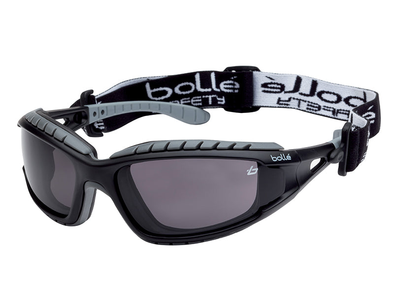 BolleSafety TRACPSF TRACKER PLATINUM� Safety Goggles Vented Smoke