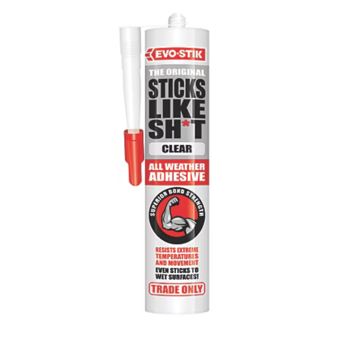 BOSTIK Evo-Stik Sticks Like Sh*t Grab Adhesive all weather Glue Clear