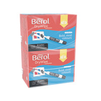 Berol D/Wipe Bullet Marker Asst Pk96