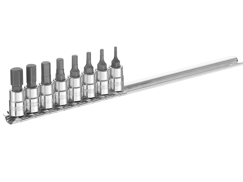Expert E030704 Socket Set of 8 Hex Bit 1/4in Drive