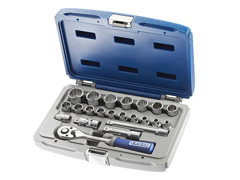 Expert E031805 Socket & Accessory Set of 22 Metric 3/8in Drive