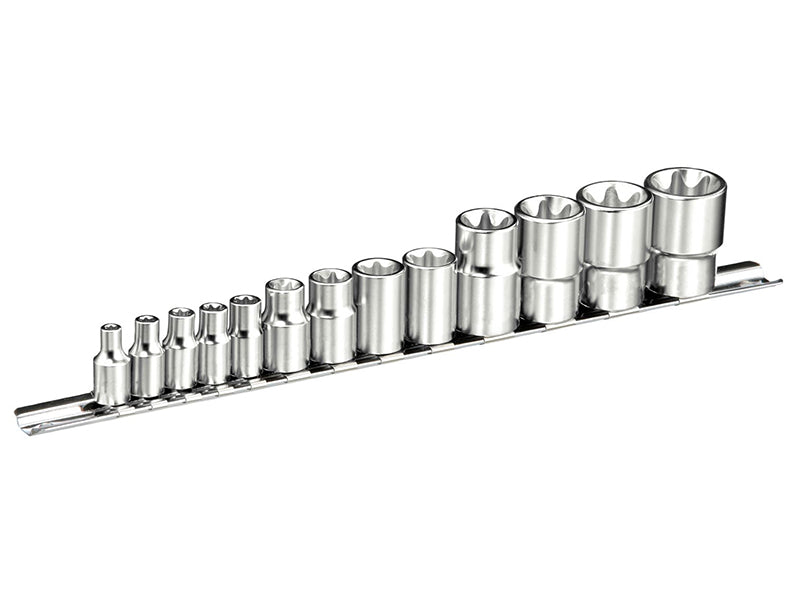Expert E034801 TORX Socket Set of 13 1/4 3/8 & 1/2in Drive