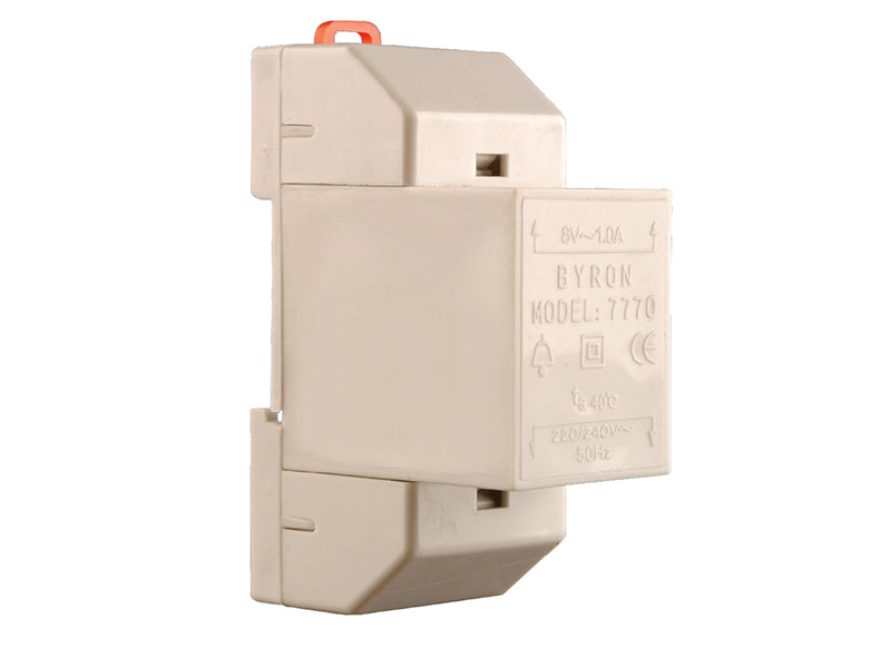 Byron 7770 7770 Wired Transformer White 8V 1 Amp