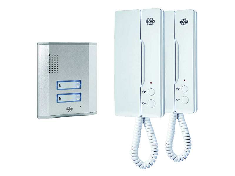 Byron IB62 Audio Door Intercom For 2 Apartments