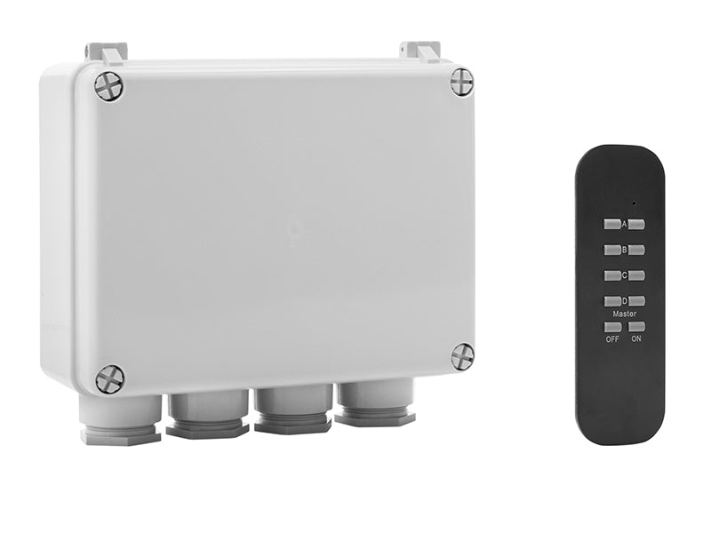 Byron SH5-SET-OB Outdoor 3-Way Switch Box & Remote