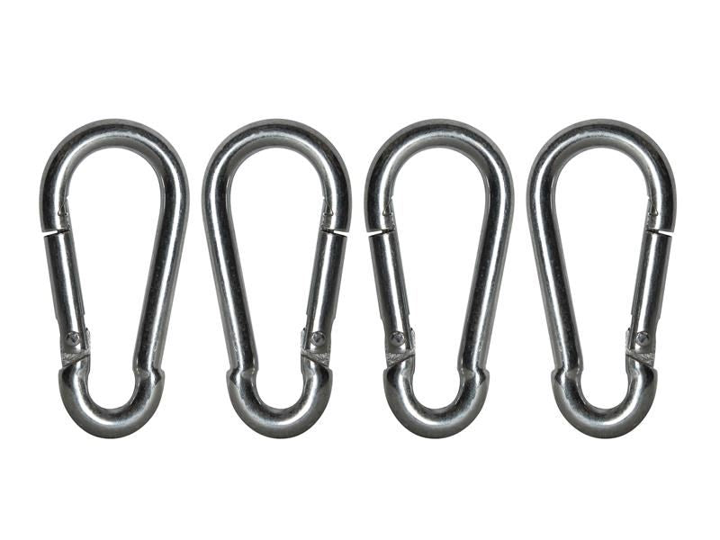 Faithfull FAICHFBS60 Fire Brigade Snap Hook 6mm Zinc Plated (Pack of 4) |