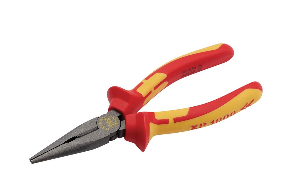 Draper VDE 160MM L/NOSE PLIERS 94626 94626 VDE Long Nose Pliers