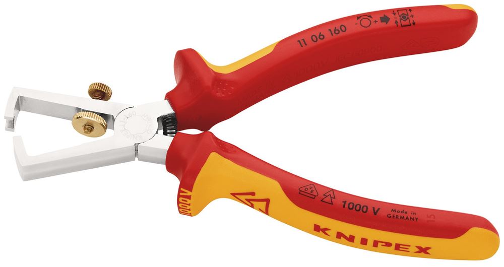 Draper 160MM END WIRE STRIPPERS 26968 26968 VDE Insulation Strippers