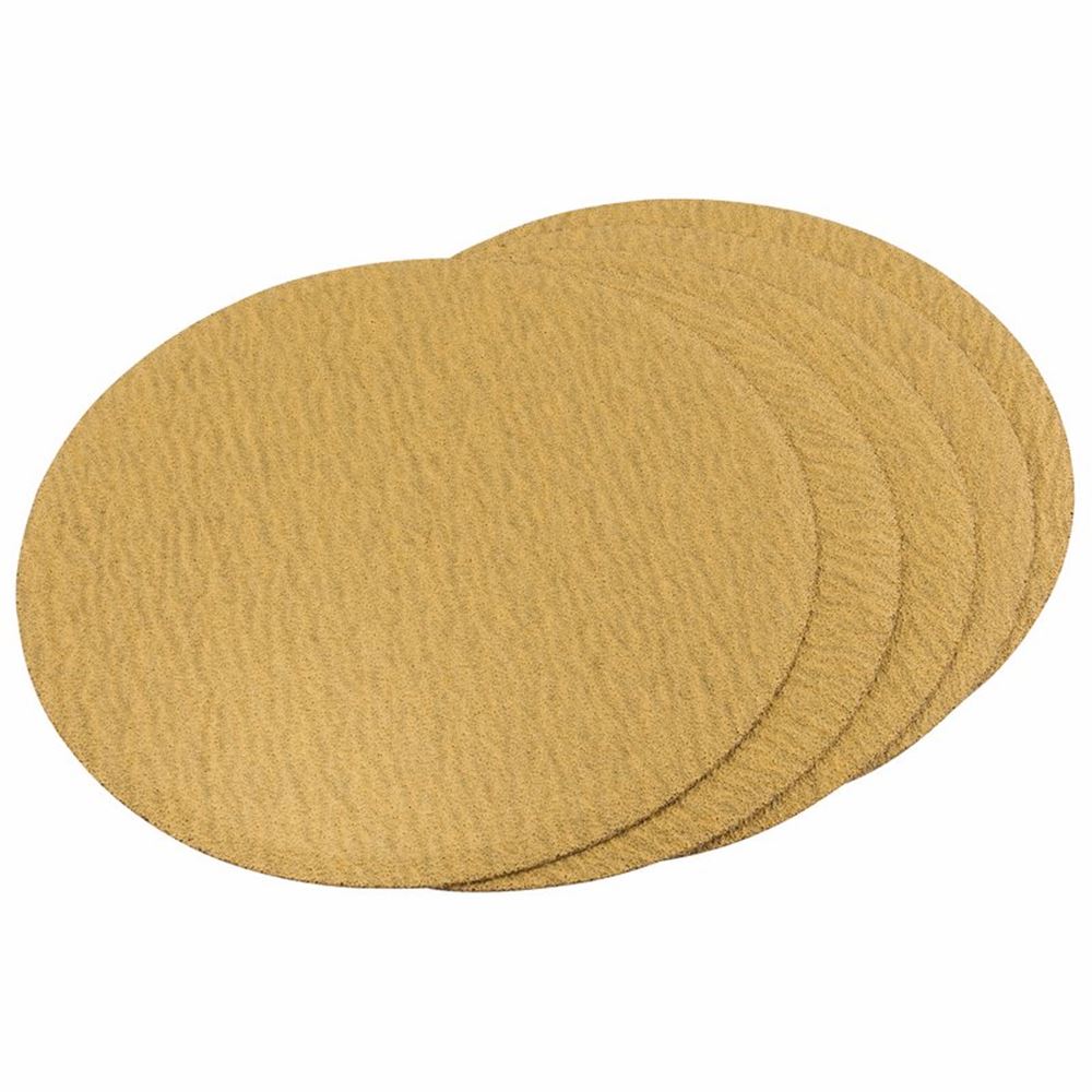 Draper Five 150mm 80 Grit Aluminium Oxide Sanding Discs 83867 Five 150mm 80 Grit Aluminium Oxide Sanding Discs