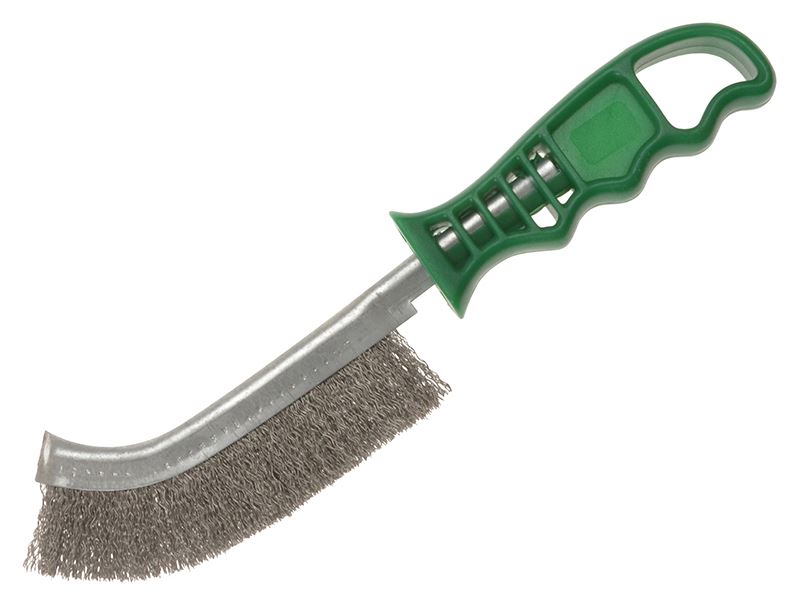 Lessmann 056.501 Universal Hand Brush 260mm x 28mm 0.3 Stainless Steel Wire
