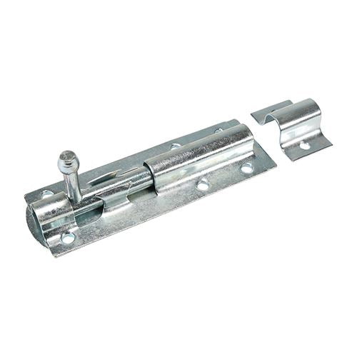 TIMCO Straight Tower Bolt Zinc 3" Silver Pack 1