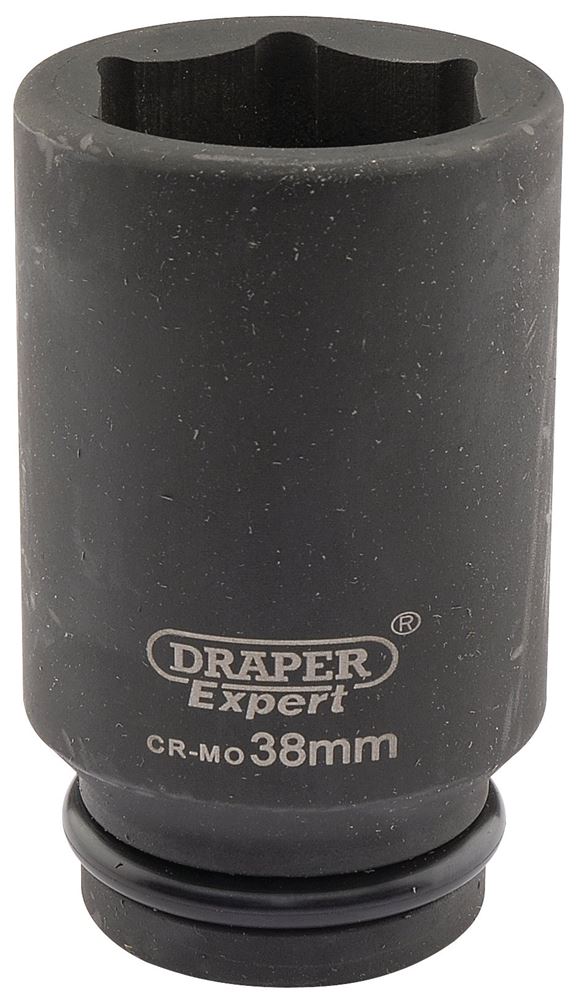 Draper 38MM IMP.DEEP SCKET 3/4DR 05069 HI-TORQ® Metric Deep Impact Sockets, 3/4" Sq. Dr.