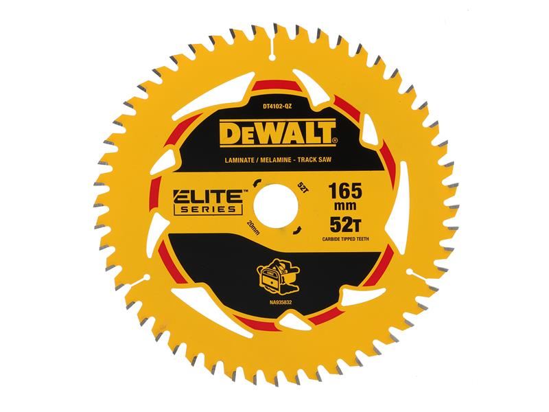 DeWalt Power Tools DT4102 Laminate/Melamine Blade 165 x 20mm x 54T