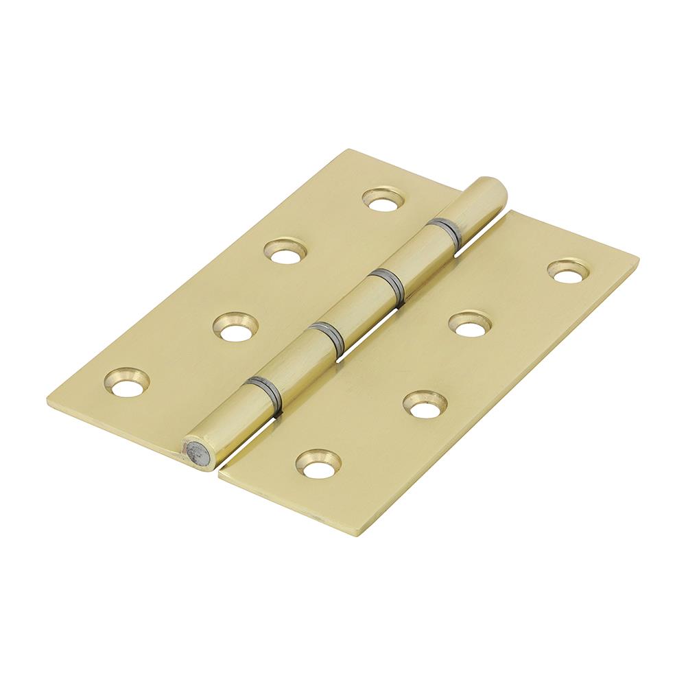 TIMCO Double Steel Washered Hinge PB 102 x 67 Red Pack 2