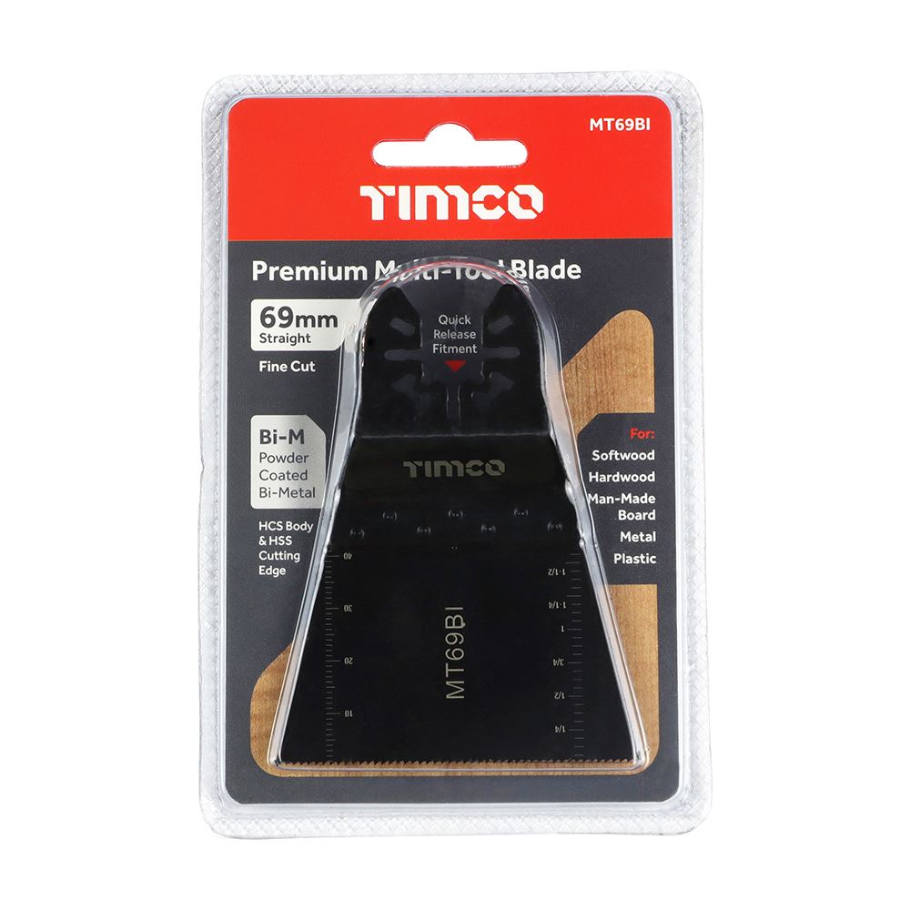 TIMCO Premium MTool Blade Straight 69mm Pack 1