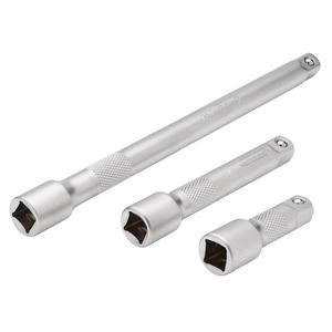 16426 Draper Extension Bar Set, 1/2 Sq. Dr. (3 Piece) HD-EXT/3 Socket Set Extension Bars Professional Trade DIY Workshop Garage Use