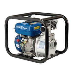 64065 Draper Expert Expert Petrol Water Pump, 500L/Min, 4.8HP PWP52 Petrol Water Pumps Professional Trade DIY Workshop Garage Use