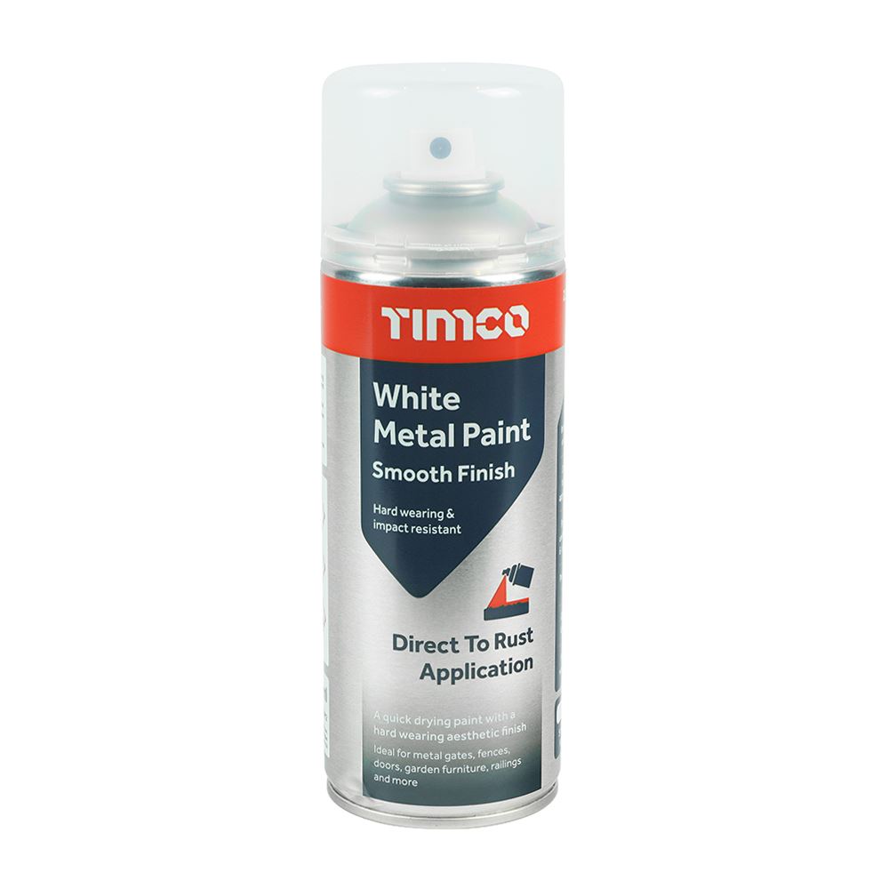 TIMCO White Metal Paint Smooth nan 380ml Pack 1.0