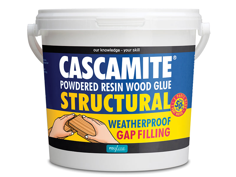 Polyvine ACM1500 Cascamite One Shot Structural Wood Adhesive Tub 1.5kg