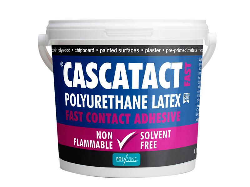 Polyvine ACA1000 Cascatact SF Fast Contact Adhesive 1 Litre