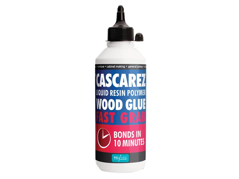 Polyvine AFGWG500 Cascarez Fast Grab Wood Adhesive 500ml
