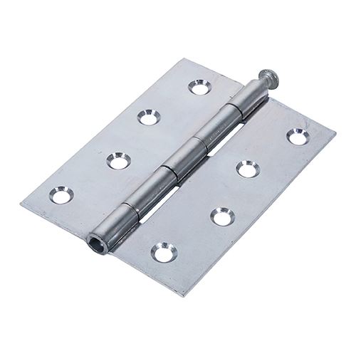 TIMCO Butt Hinge Loose Pin Zinc 100 x 71 Silver Pack 2