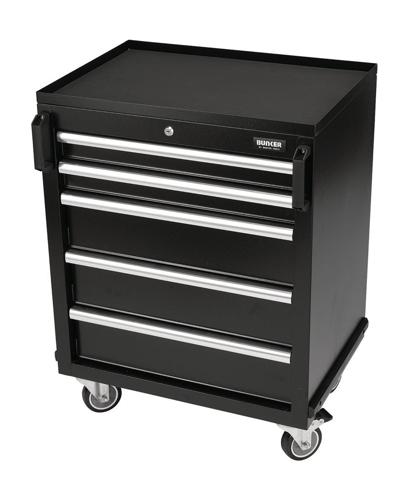 BUNKER Modular Mobile Cabinet, 5 Drawer, 646mm
