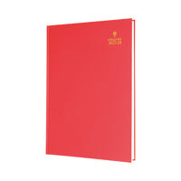 Collins Acdm Diary DPP A5 Red 23-24