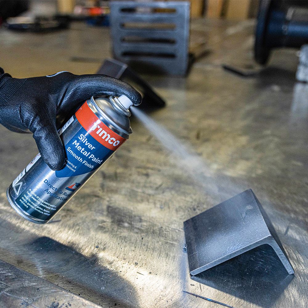 TIMCO Silver Metal Paint Smooth nan 380ml Pack 1.0