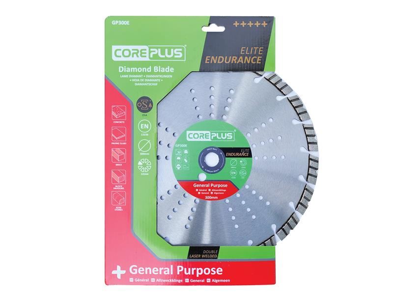 CorePlus CORDBGP300E GP300E Elite General-Purpose Diamond Blade 300mm