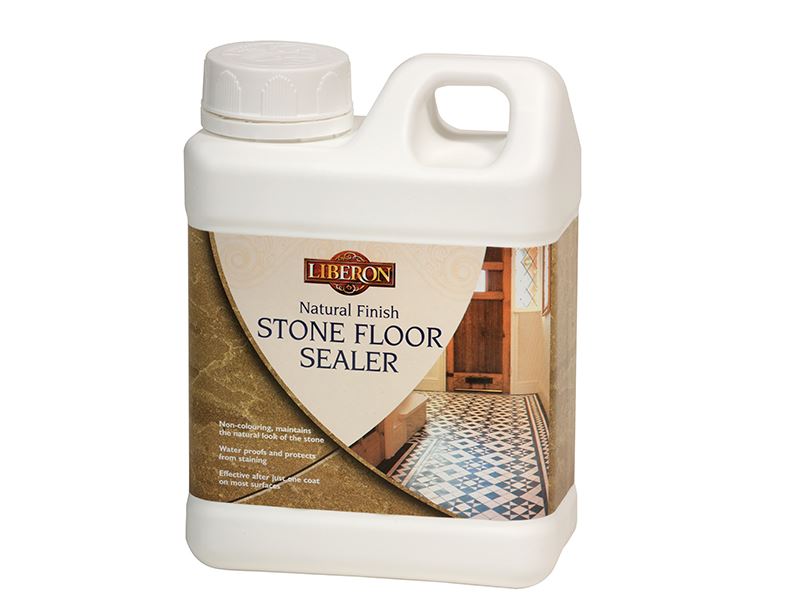 Liberon 1L Natural Stone Floor Sealer Matt Finish Interior Tile Protector
