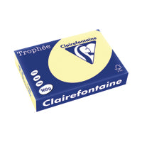 Trophee Card A4 160gm Canary Pk250