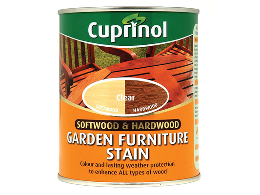 Cuprinol 5158527 Softwood & Hardwood Garden Furniture Stain Clear 750ml