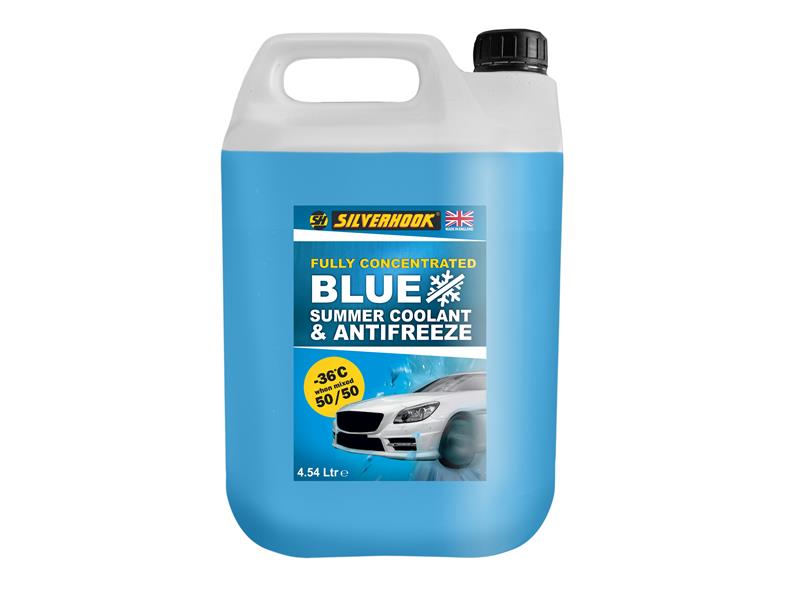 Silverhook SHA4 Fully Concentrated Antifreeze Blue 4.5 litre