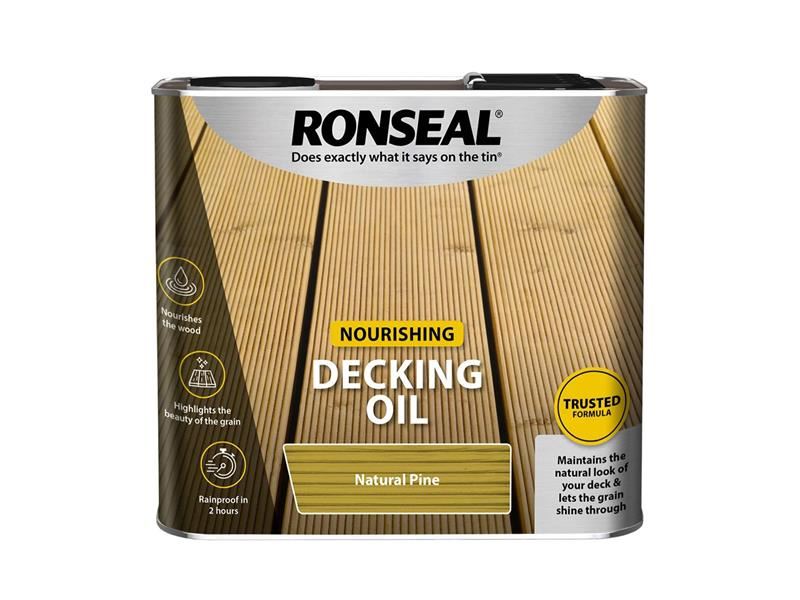 Ronseal 34774 Decking Oil Natural Pine 2.5 litre