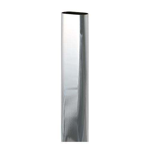 MOQ - TIMCO Oval Wardrobe Rail P/Chrome 30 x 15 x 2500 Pack 1
